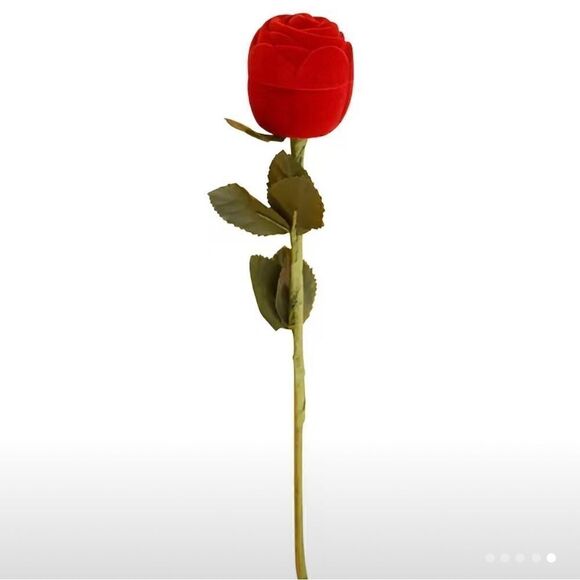 Rose flower ring box. 1pc - Picture 6 of 6